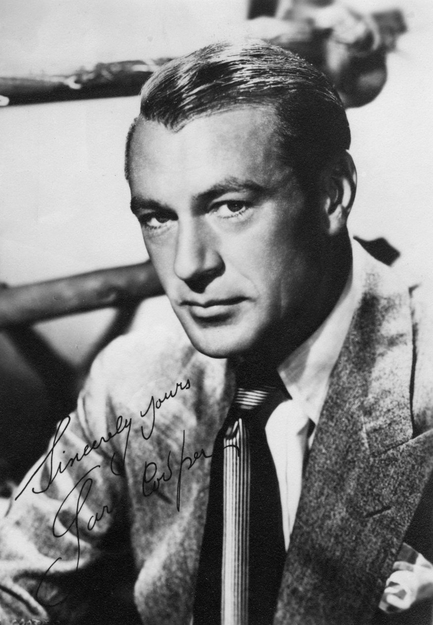 加里·库珀（Gary Cooper），美国电影演员，二十世纪 作者 不明