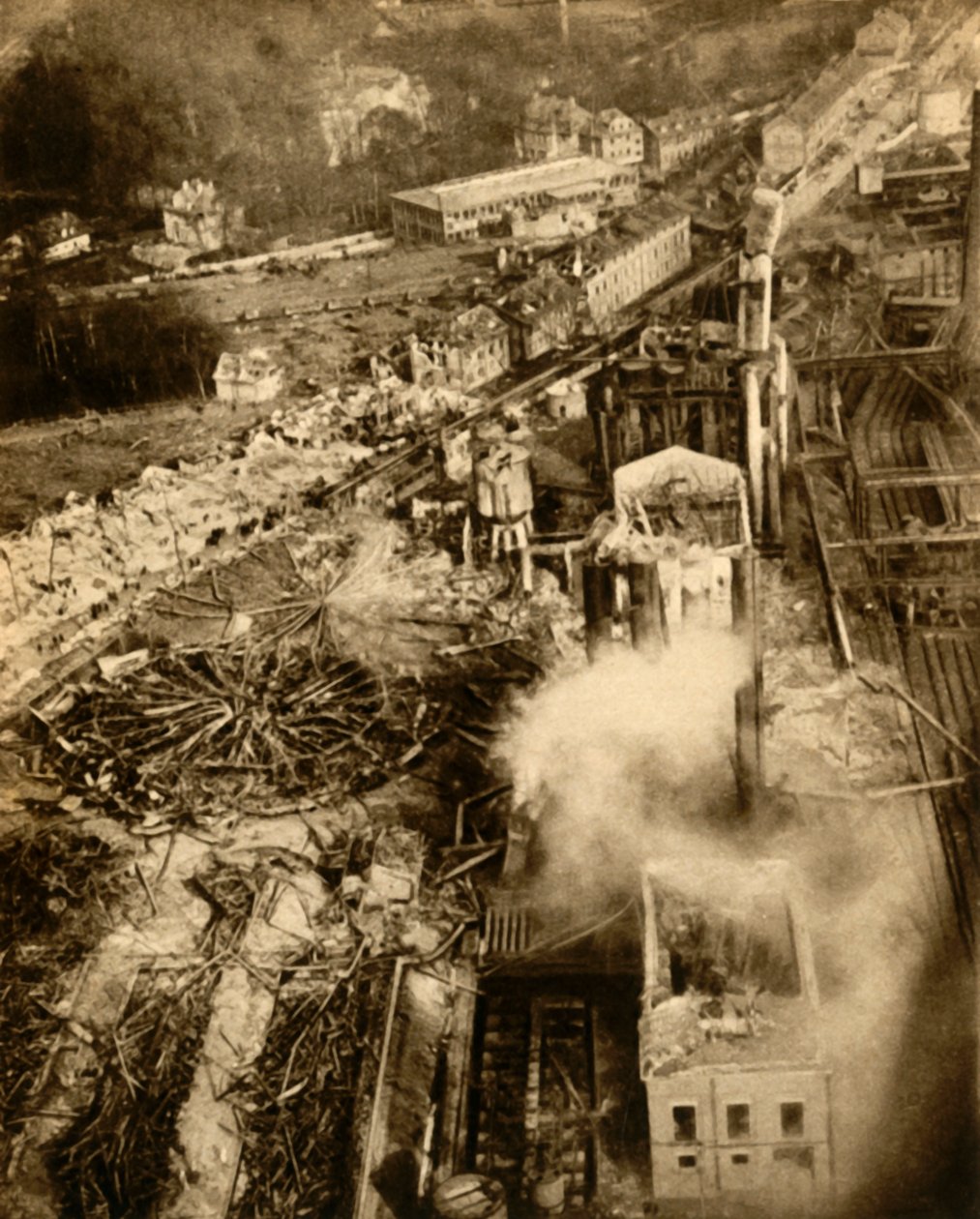 1933年2月，德国萨尔州的Neunkirchen发生天然气爆炸。 作者 不明