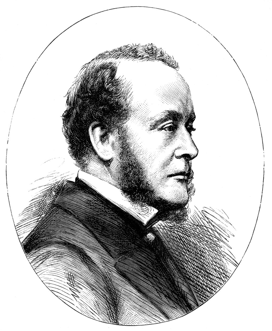 盖恩·哈迪（Gathorne Hardy）1814-1906年，英国保守派政治家克兰布鲁克第一伯爵 作者 不明