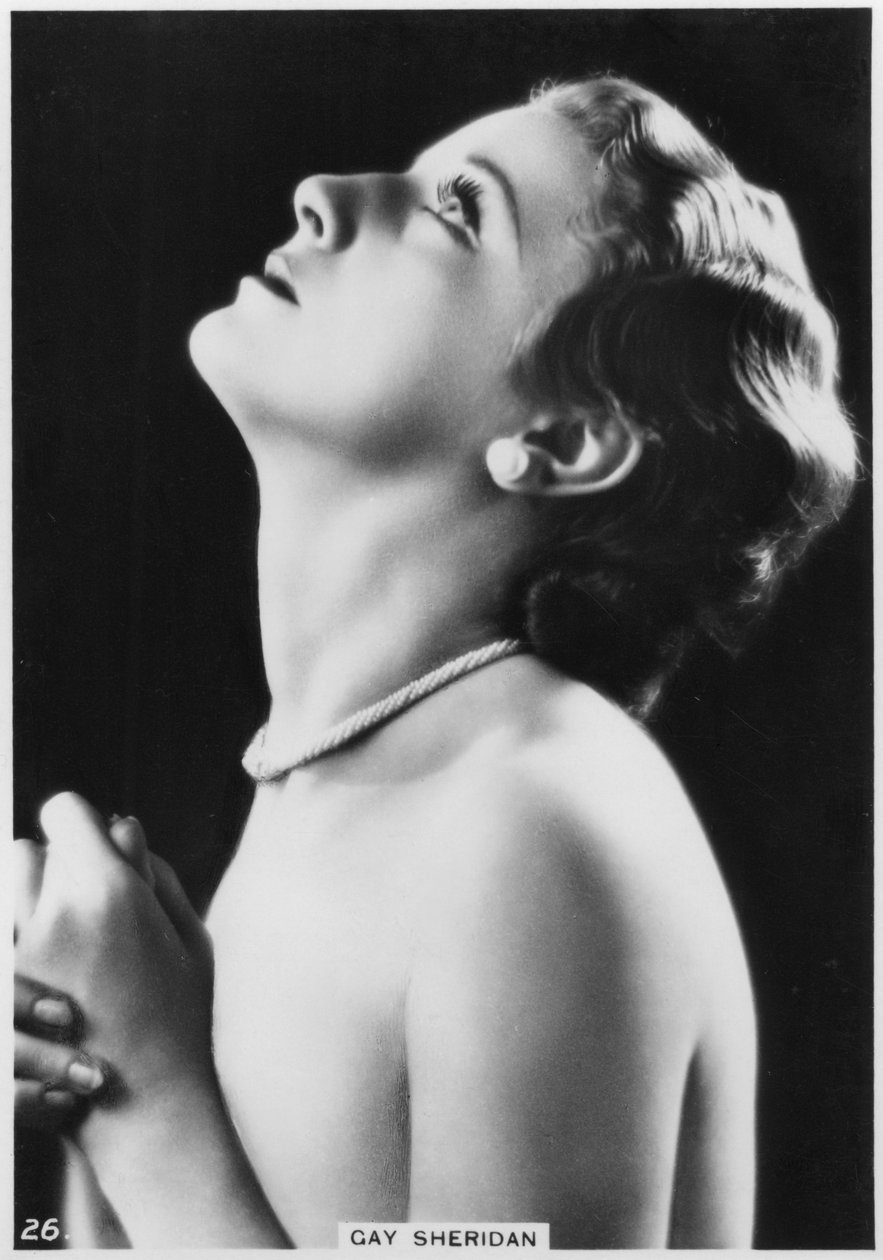盖伊·谢里登（Gay Sheridan），美国电影女演员，c1938年 作者 不明