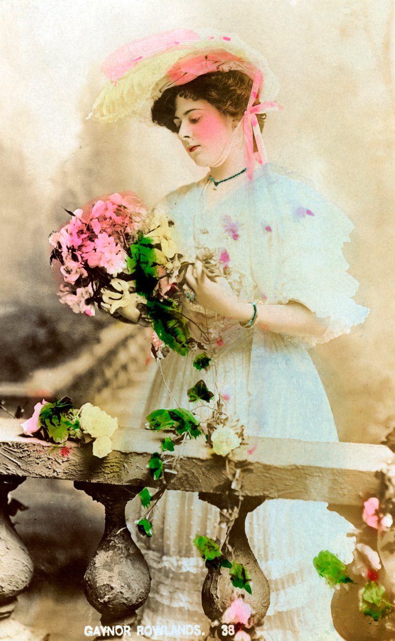 盖诺·罗兰兹（Gaynor Rowlands）1883-1906年，英国女演员，二十世纪初 作者 不明