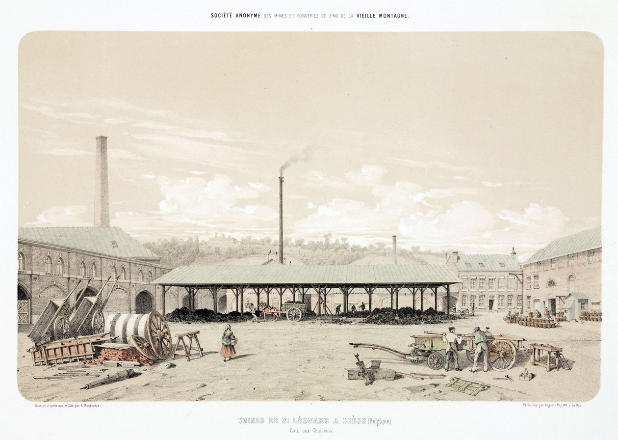General Industrial Scenes Coal store, St Leonard, Liege, Belgium 作者 不明