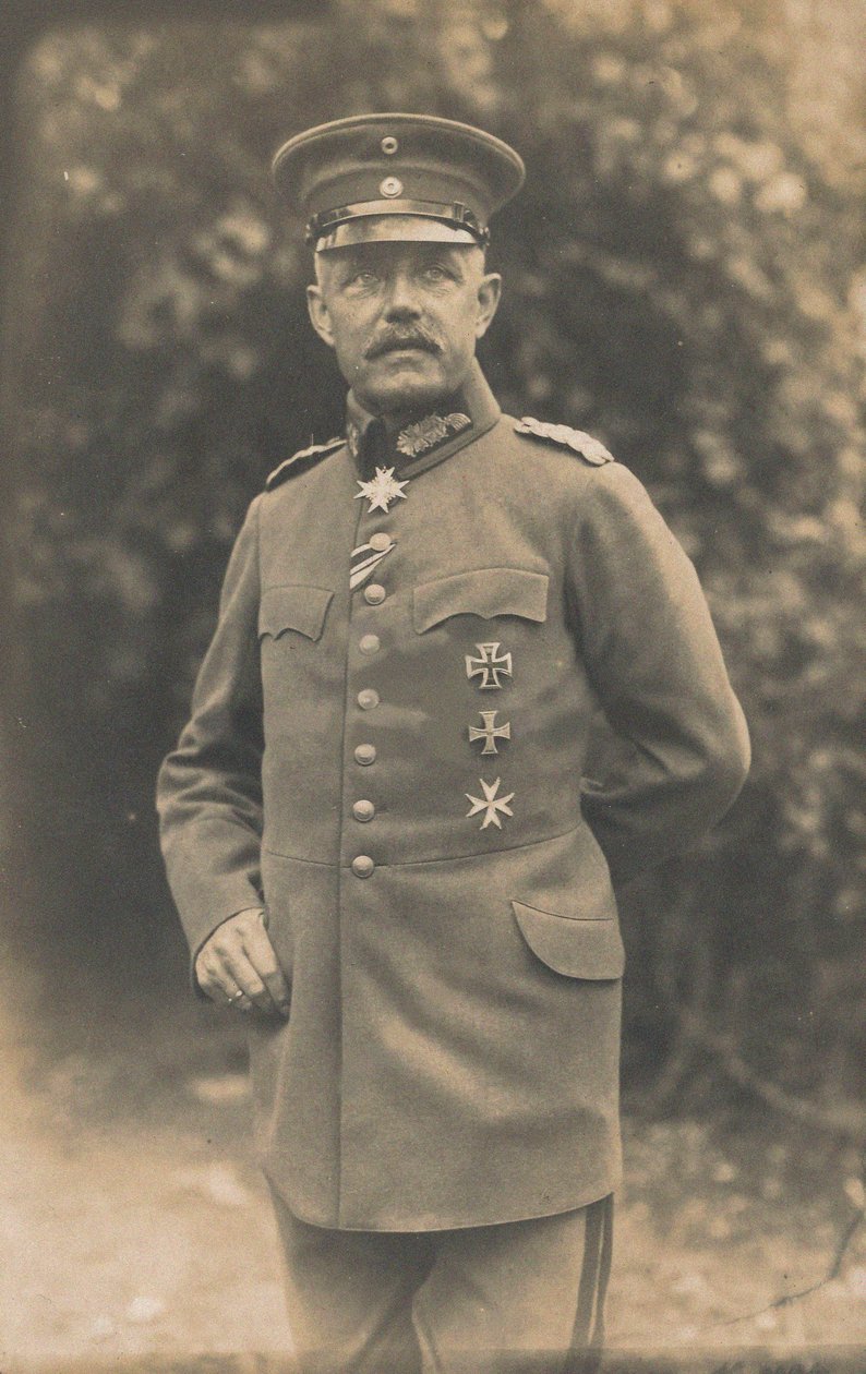约翰内斯-冯-布塞将军1862-1936年，1918年。 作者 不明