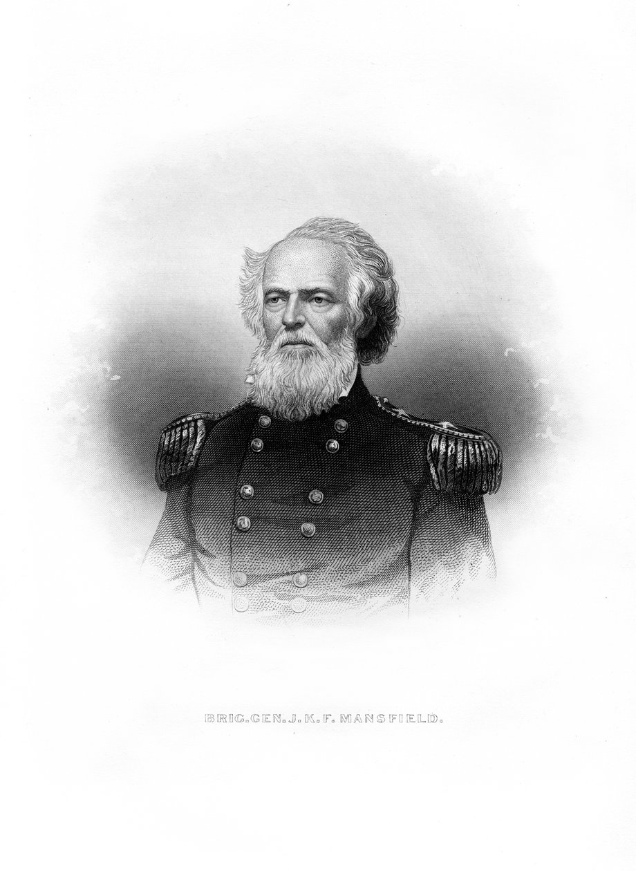 约瑟夫·金·芬诺·曼斯菲尔德将军，美国士兵，1872年 作者 不明