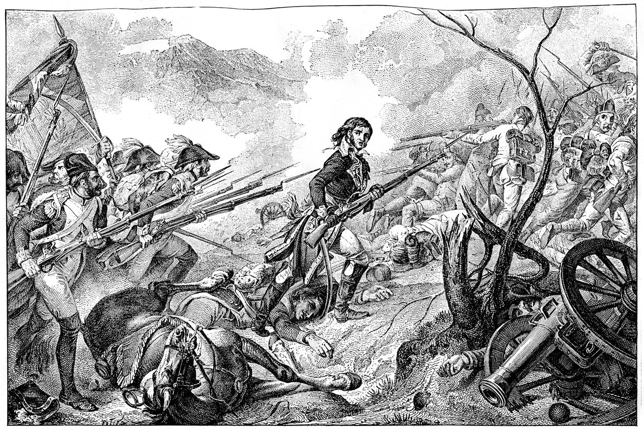 约伯特将军在里沃利战役中，1797年1月14日，1882-1884年 作者 不明