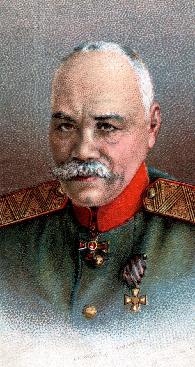 米哈伊尔·瓦西列维奇·阿列克谢耶夫将军1857-1918年，俄罗斯士兵，1917年 作者 不明