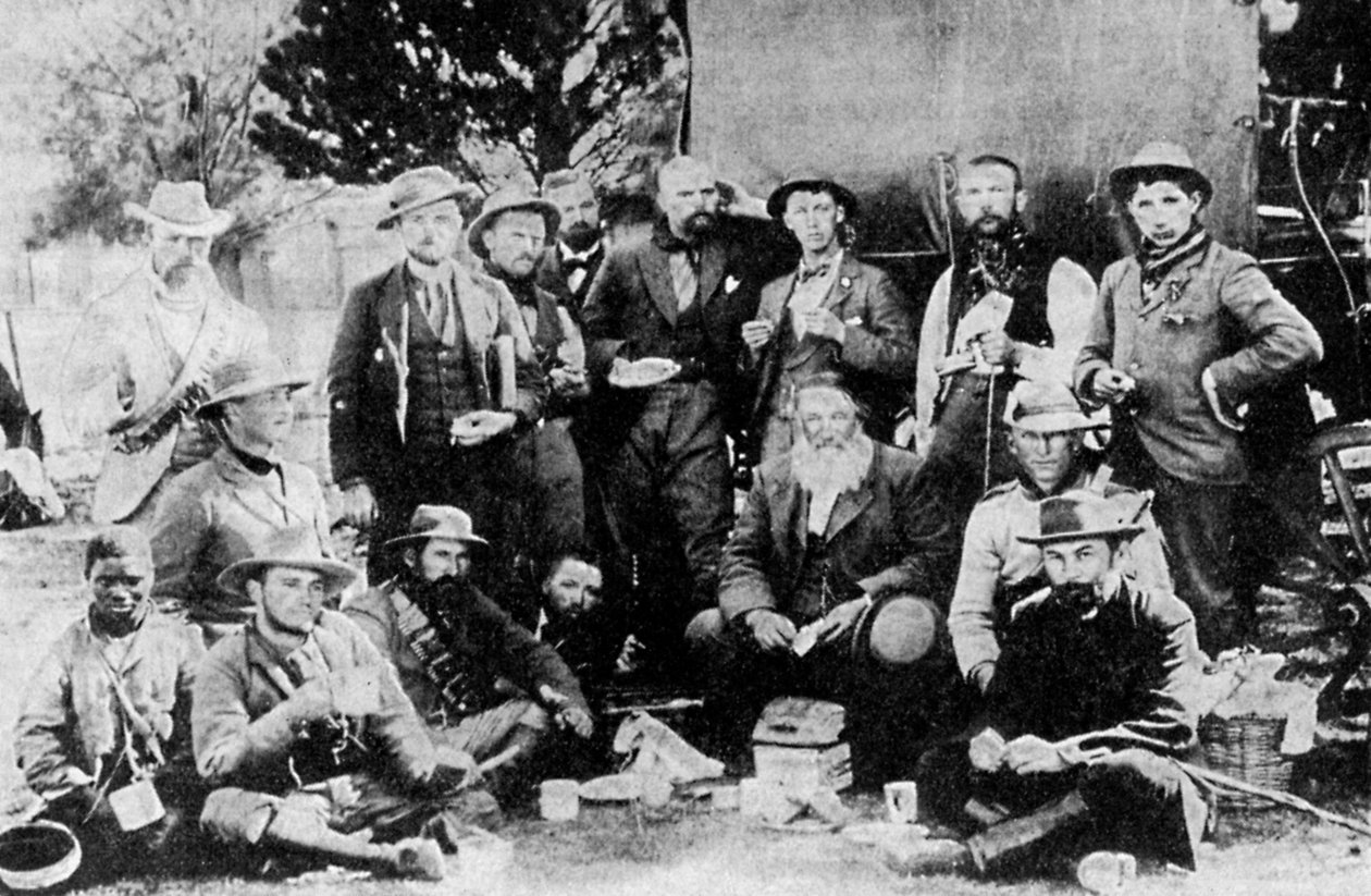 Piet Joubert将军1831年至1900年，及其职员，19世纪末1935年 作者 不明