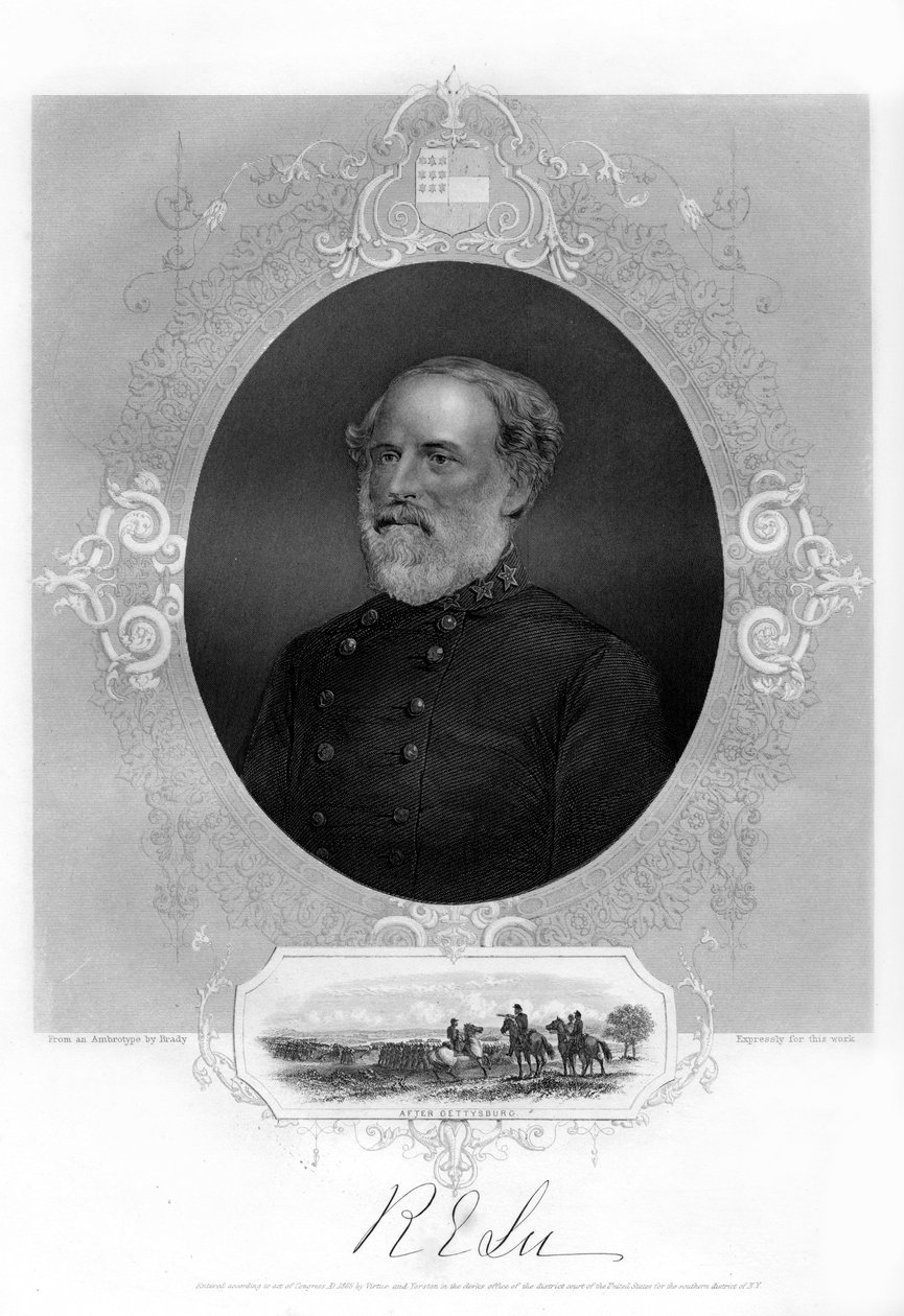邦联将军罗伯特·李·李将军，1862-1867年 作者 不明
