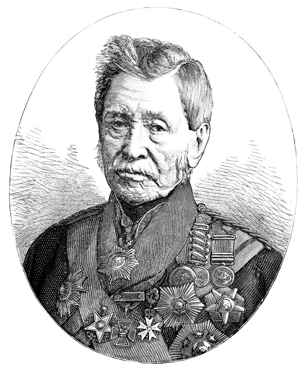 约翰·福克斯·布尔戈因爵士将军1782-1871年，英国士兵 作者 不明