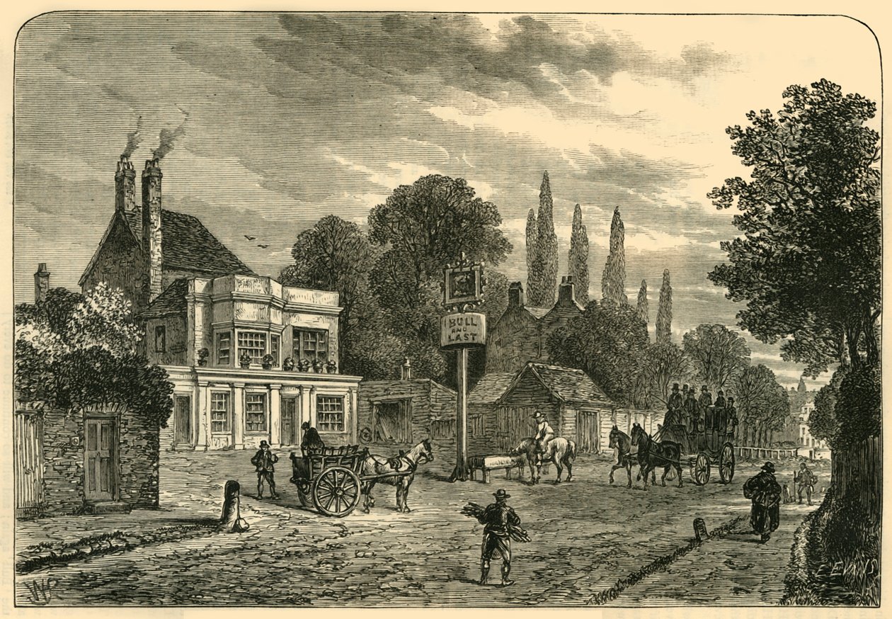 肯特郡旧城区全景，1820年，c1876年。 作者 不明