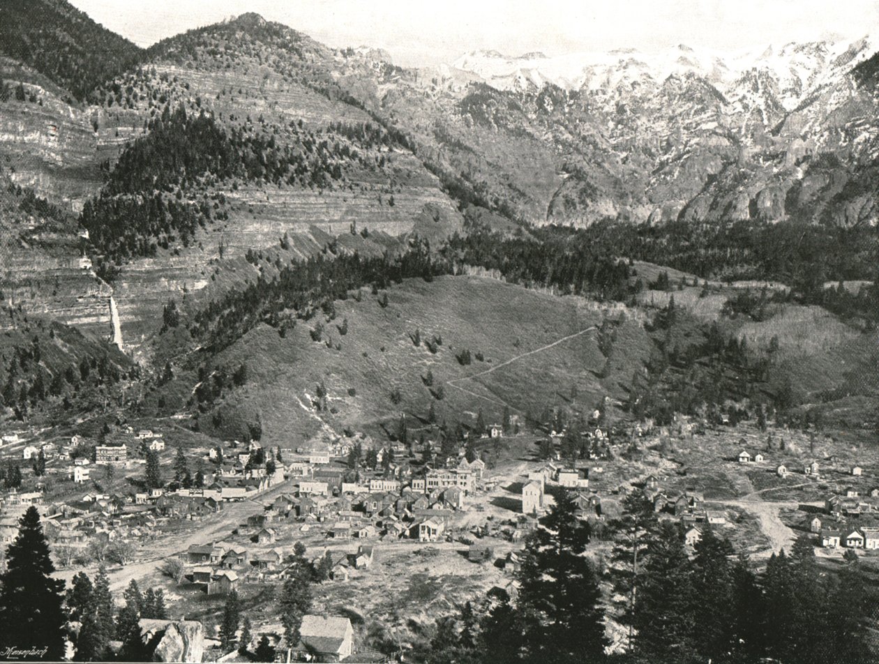 美国，乌雷和洛矶山脉全景，1895年。 作者 不明