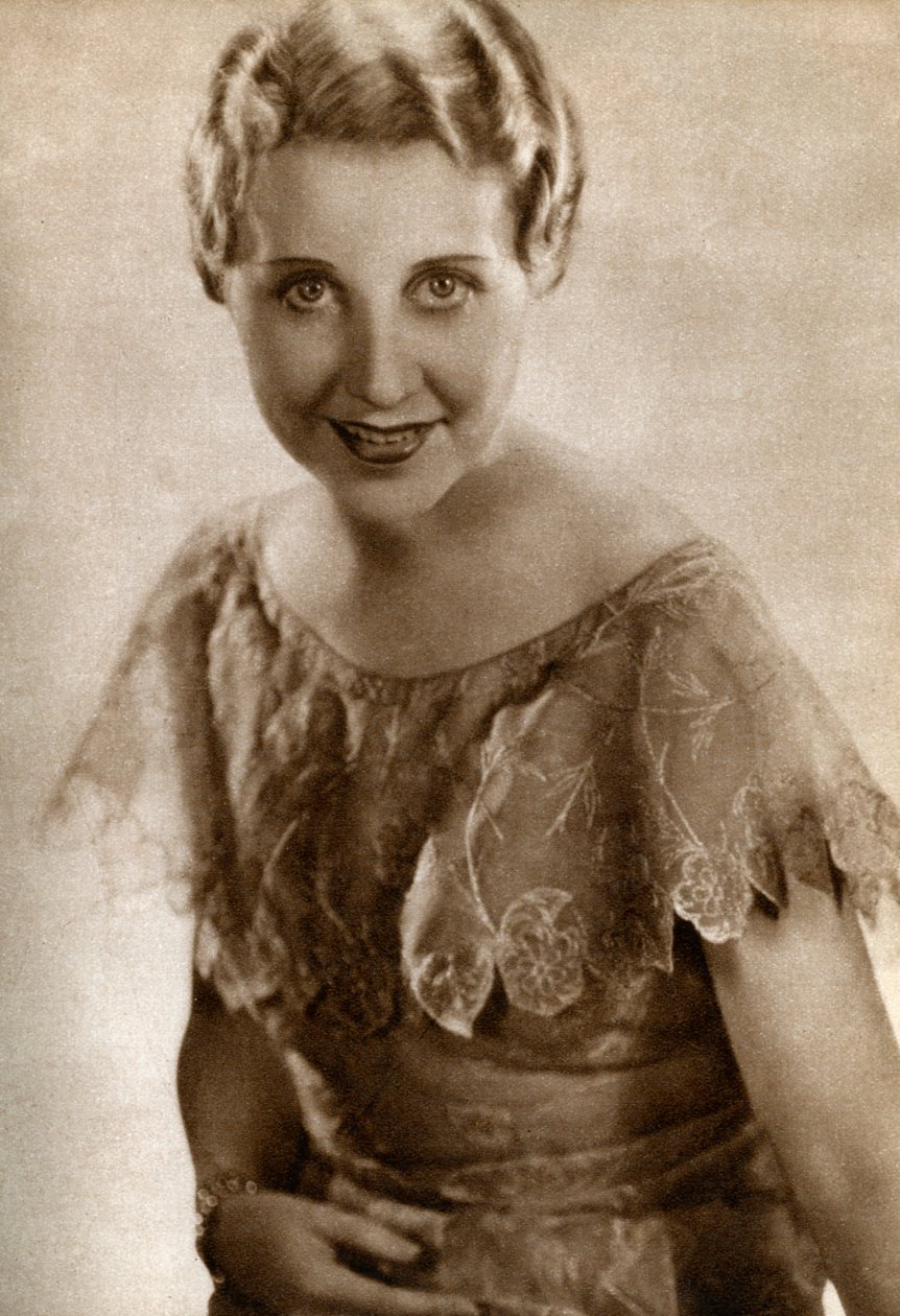 吉纳维芙·托宾（Genevieve Tobin），美国女演员，1933年 作者 不明