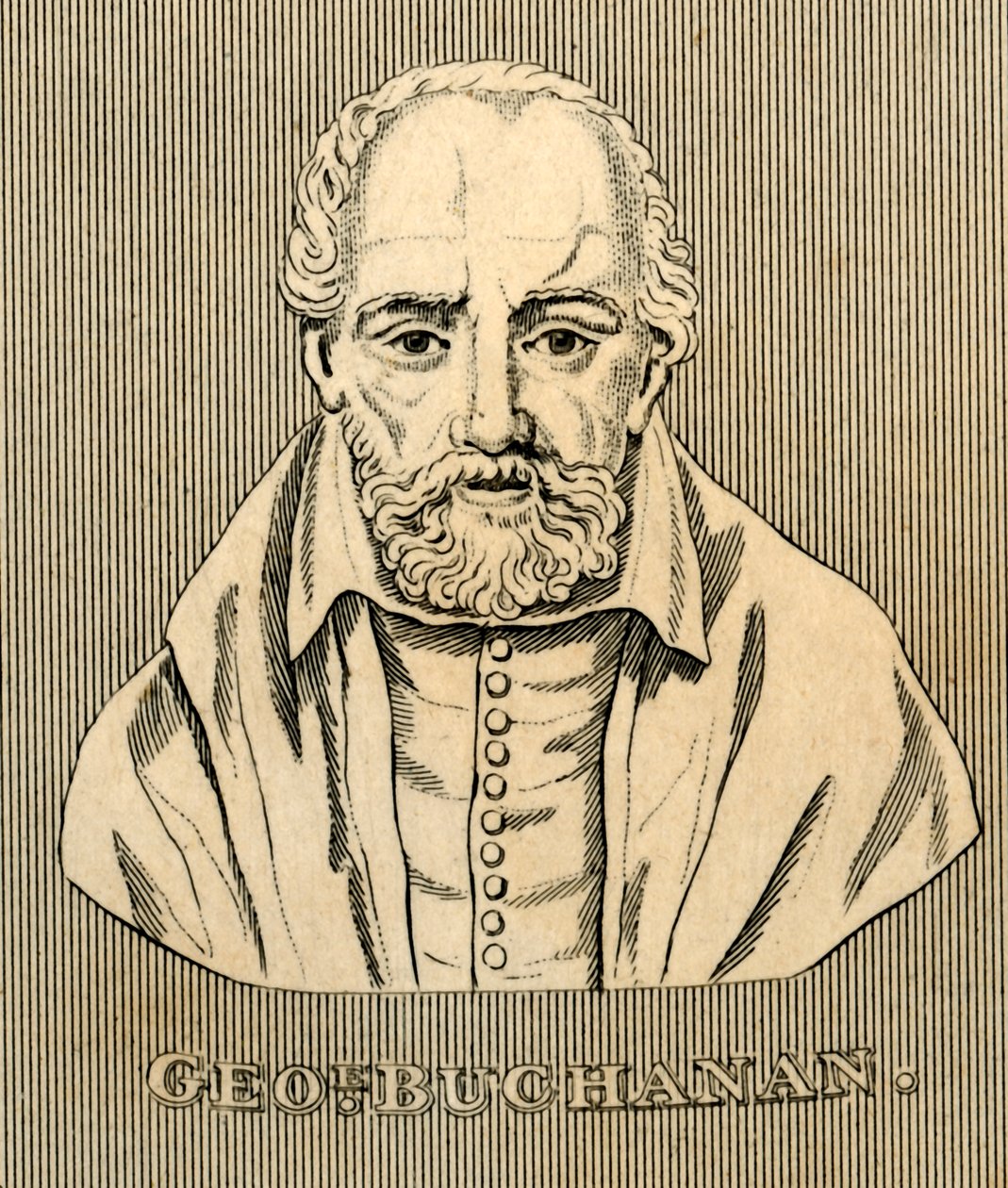 乔治·布坎南（George Buchanan），1506-1582年，1830年。 作者 不明