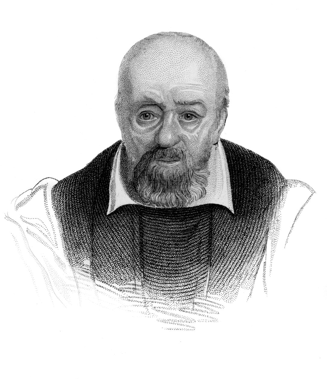 乔治·布坎南（George Buchanan），16世纪苏格兰历史学家和人文主义学者，c1850年 作者 不明
