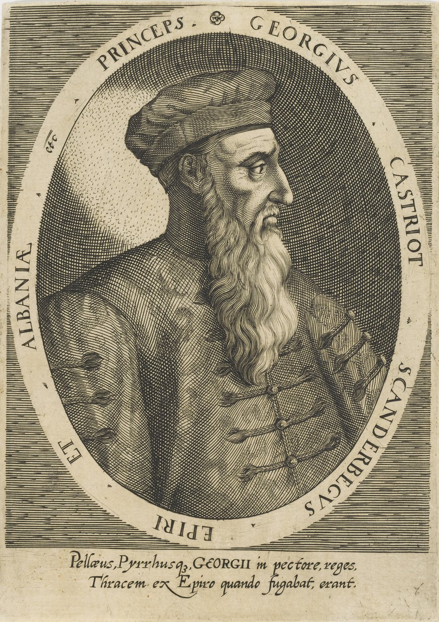 乔治·卡斯特里奥特（George Castriot）1405-1468，称为斯坎德培（Skanderbeg），c。 1620。 作者 不明