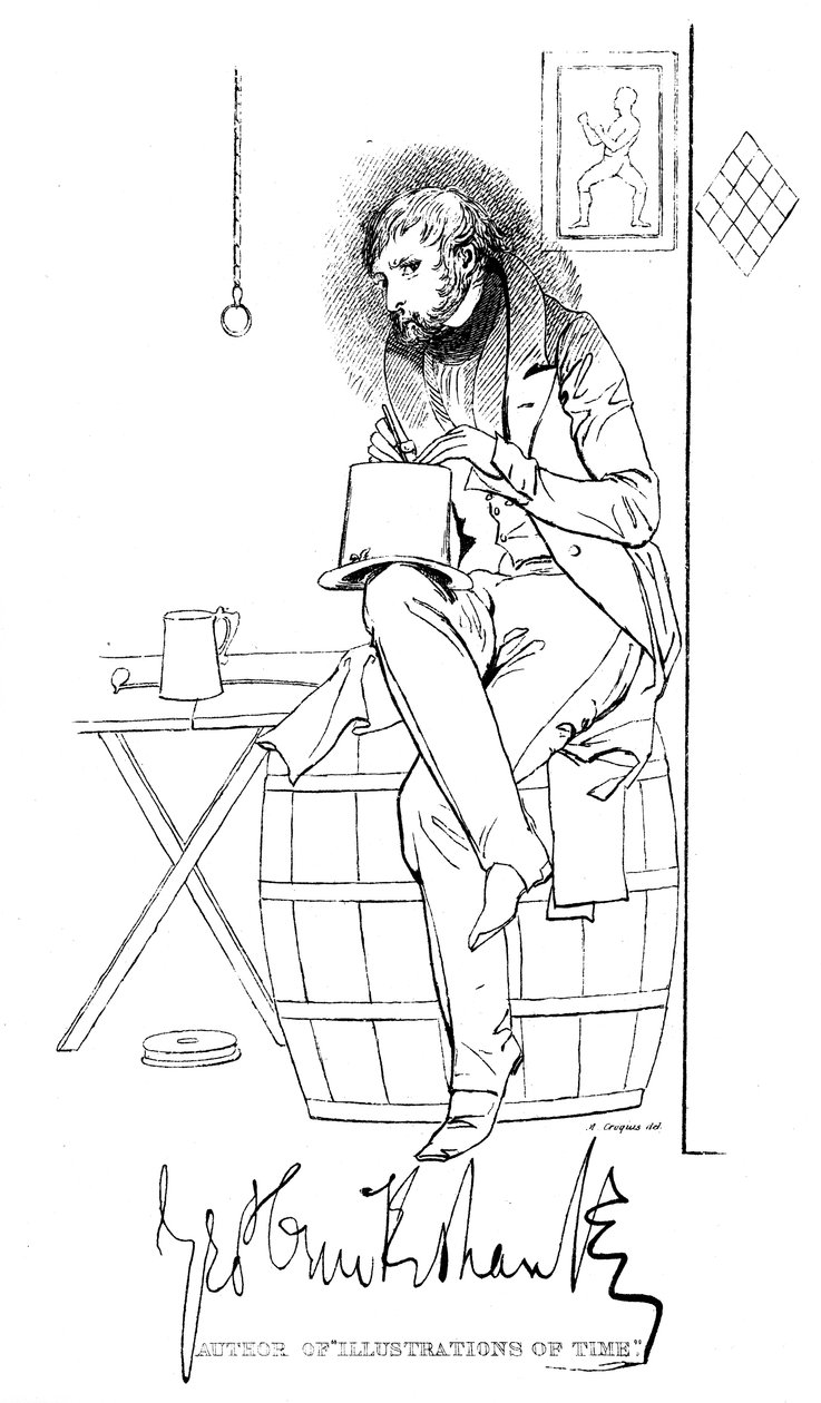 乔治·克鲁克香克（George Cruikshank）1792-1878年，英国漫画家和插图画家，十九世纪 作者 不明
