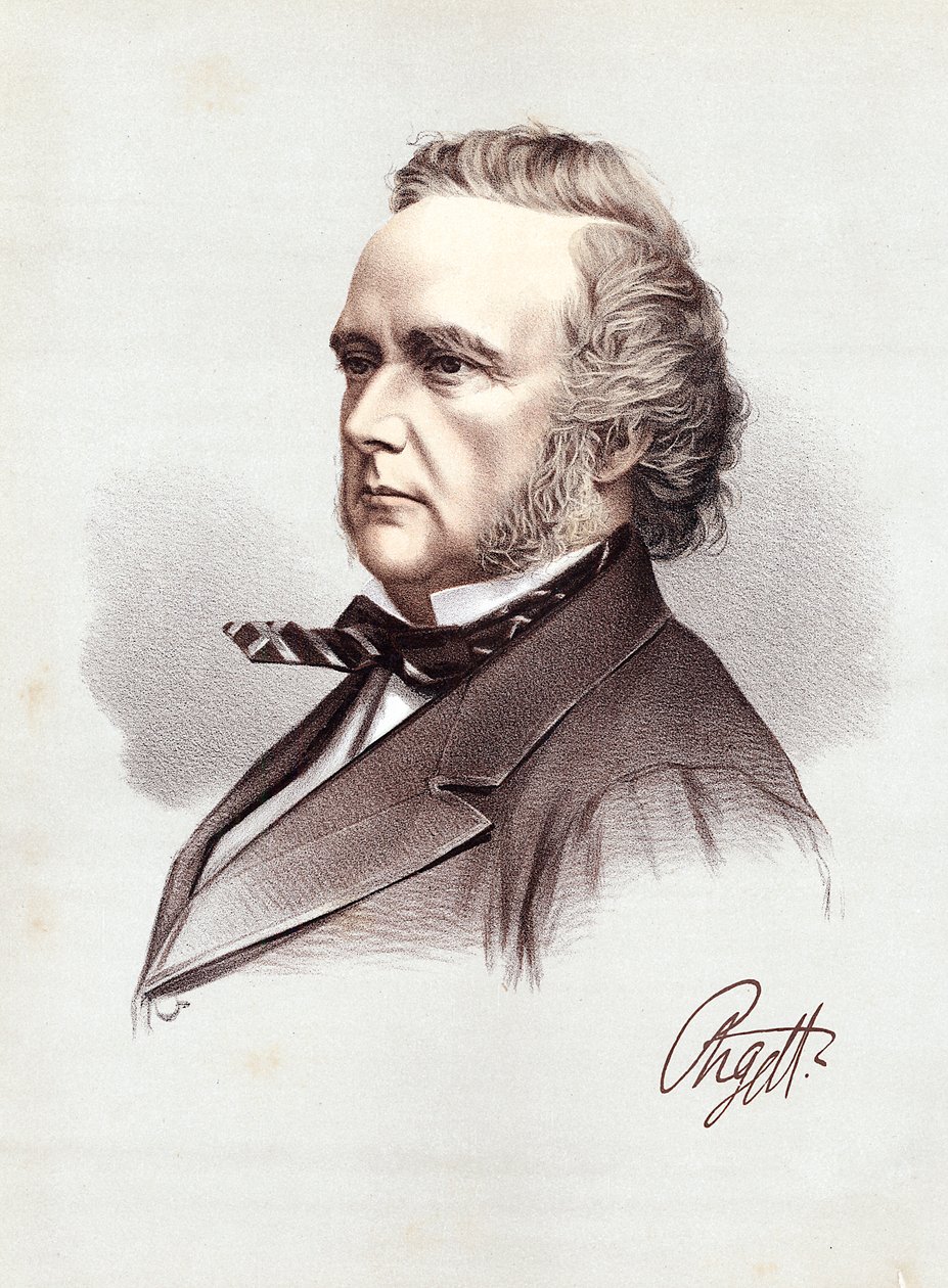 乔治·道格拉斯·坎贝尔（George Douglas Campbell），阿盖尔第八公爵，苏格兰辉格党政客兼科学家，c1880年 作者 不明
