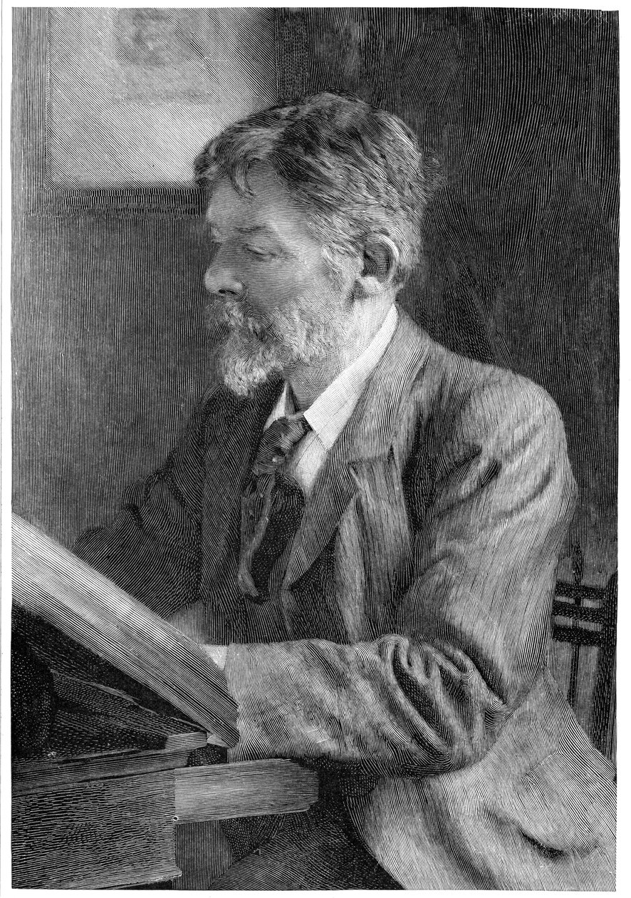 乔治·杜·毛里尔（George Du Maurier），英国作家和艺术家，c1890年 作者 不明