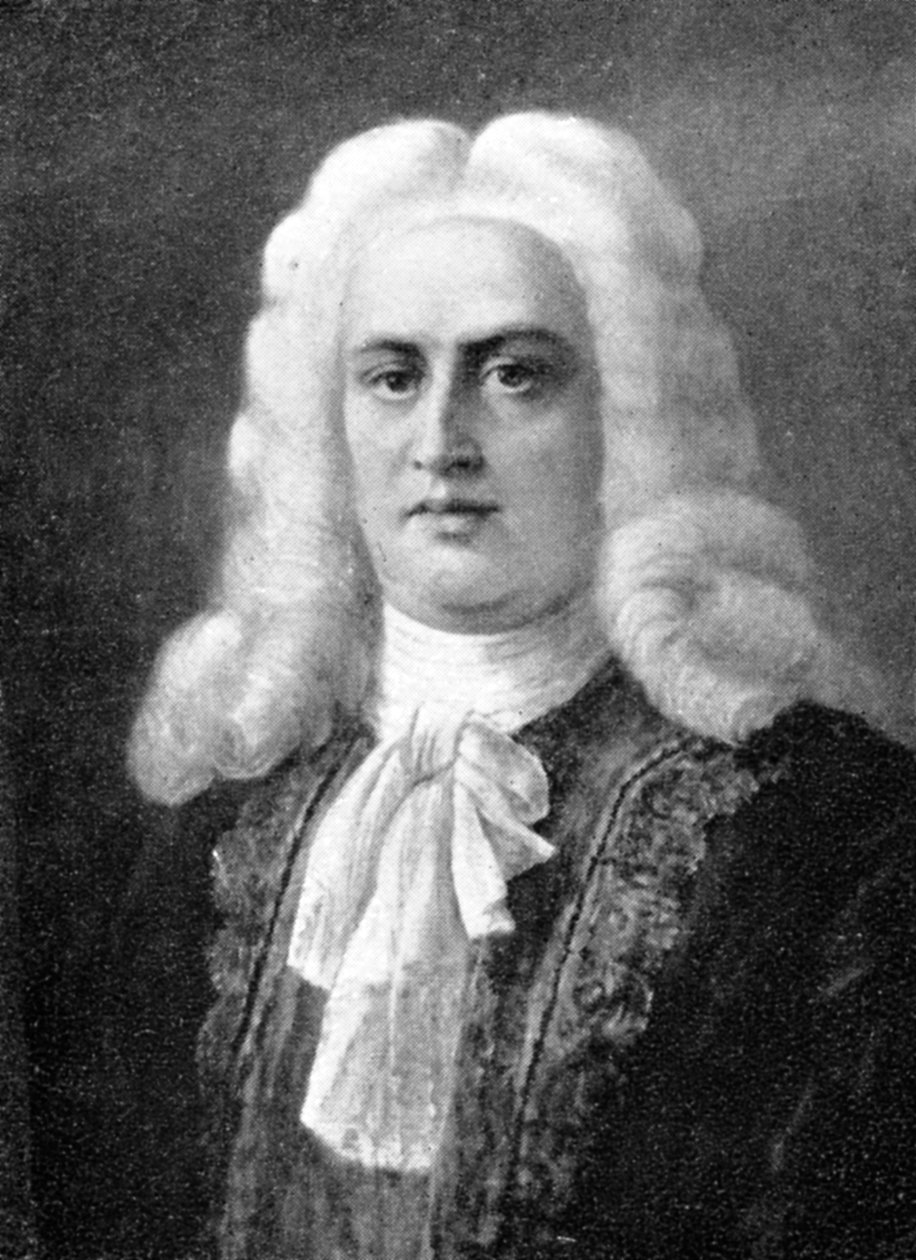 乔治·弗里德里希·汉德尔（George Frideric Handel），1685-1759年，德国巴洛克作曲家，1909年 作者 不明