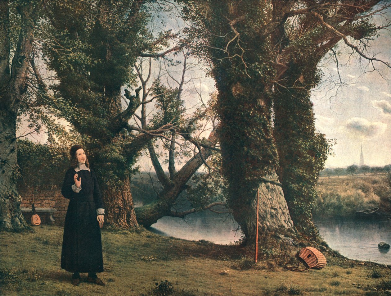 乔治·赫伯特（George Herbert），索尔兹伯里（Salisbury）贝默顿（Bemerton），1860年，c1902年。 作者 不明