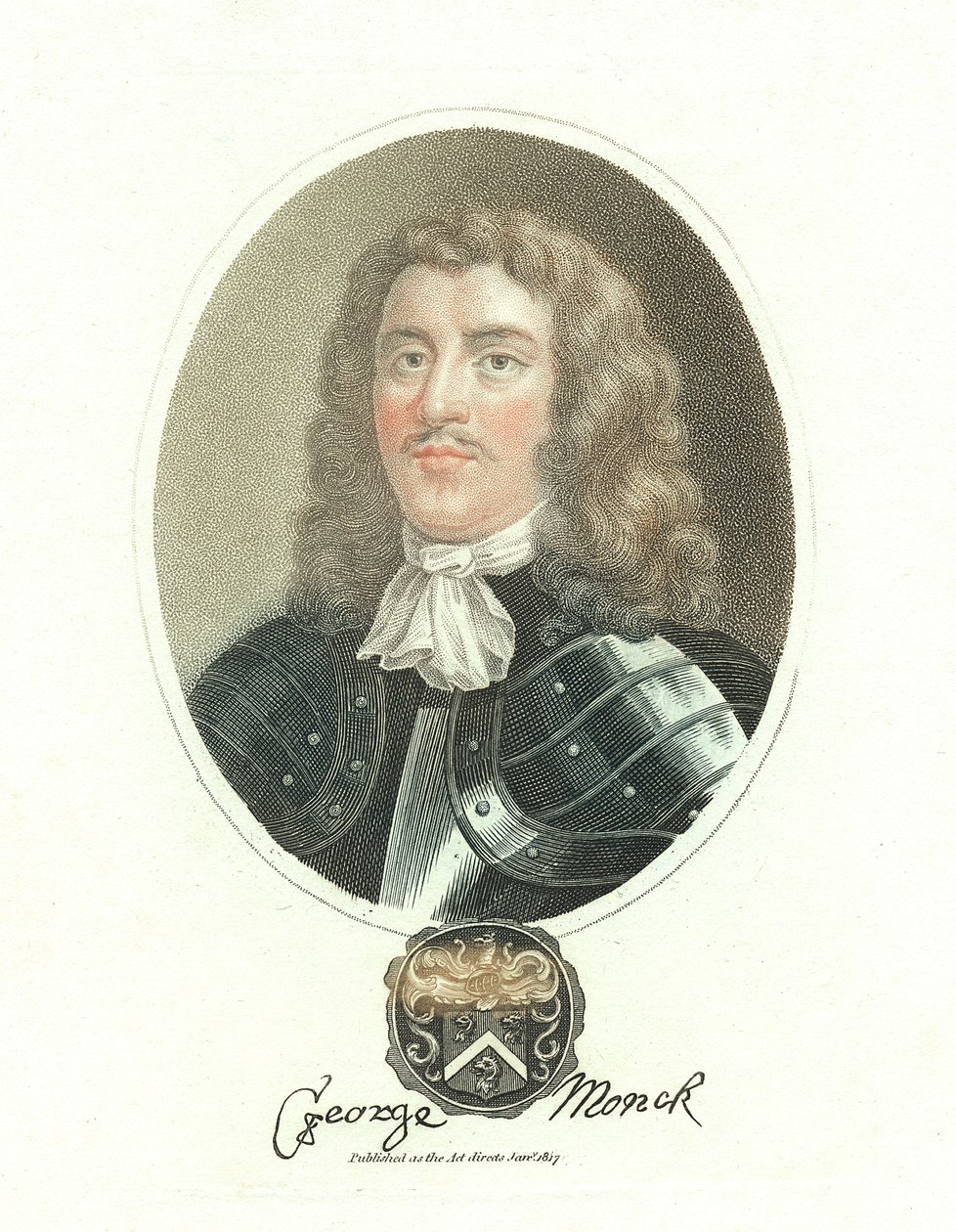 乔治·蒙克（George Monck），阿尔伯马尔第一公爵，17世纪英国士兵，1817年 作者 不明