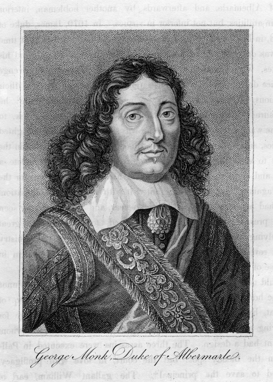 乔治·蒙克（George Monck），阿尔伯马尔公爵，17世纪英国士兵 作者 不明