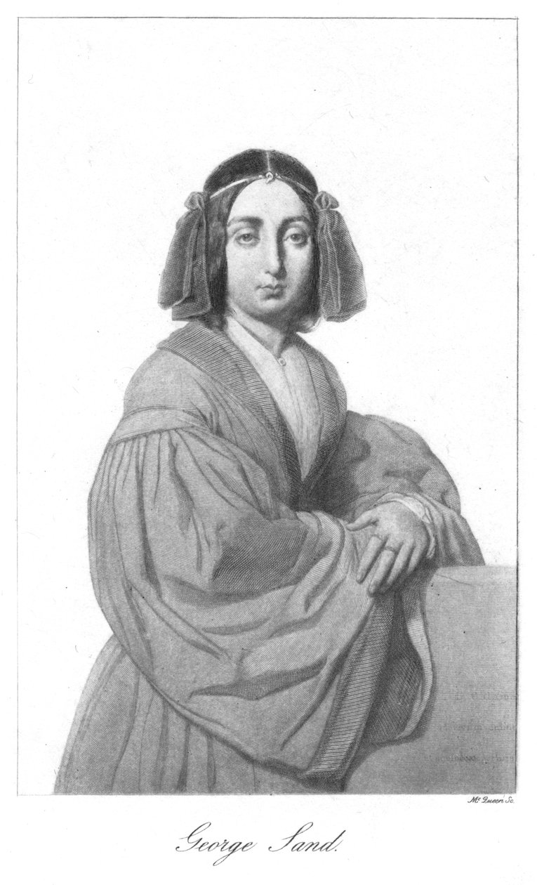 19世纪中叶，法国浪漫小说家乔治·桑（George Sand） 作者 不明
