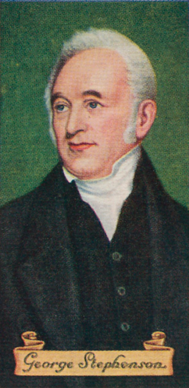 乔治·斯蒂芬森（George Stephenson），摘自一系列香烟卡，1935年 作者 不明