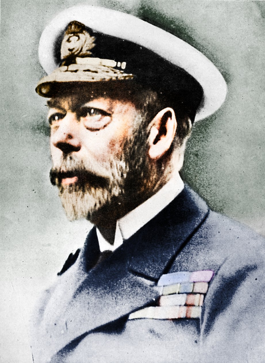 乔治五世（George V），1910年，1945年，1945年，英国国王 作者 不明