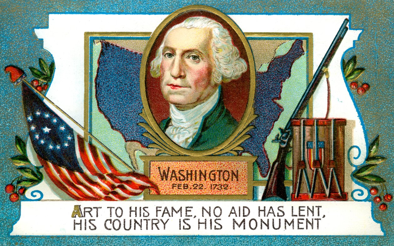 乔治·华盛顿（George Washington）1732-1799，美国总统，18世纪 作者 不明