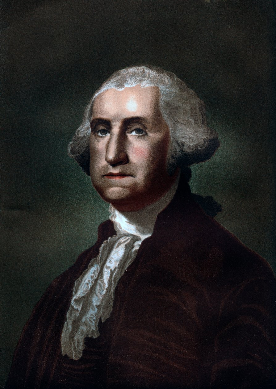 乔治·华盛顿（George Washington）1732-1799，美利坚合众国第一任总统，1837年 作者 不明