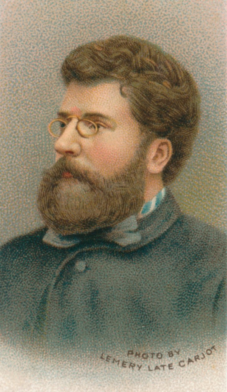 Georges Bizet 1838-1875，法国作曲家，1911年 作者 不明