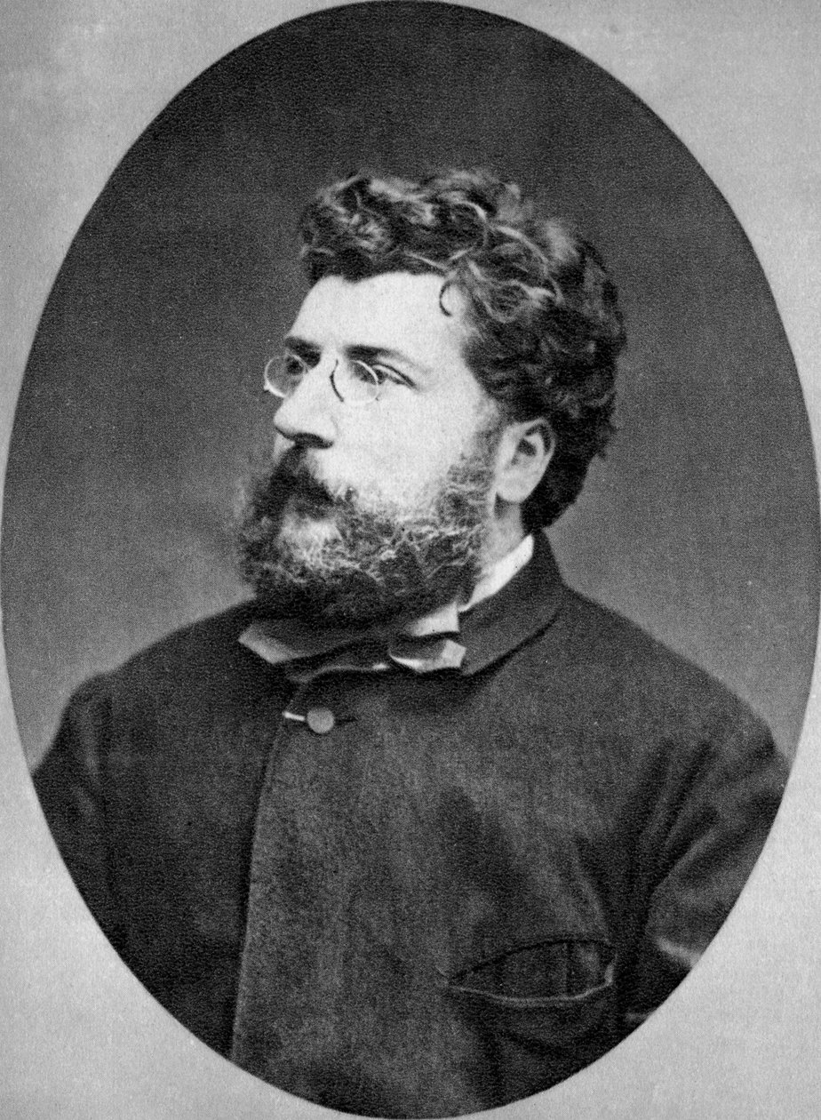 法国作曲家乔治·比才（Georges Bizet），1874年 作者 不明