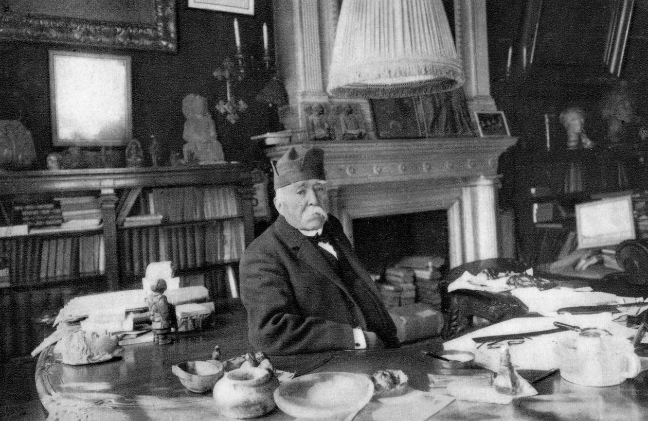 法国政治家乔治·克莱门梭（Georges Clemenceau），1925年 作者 不明