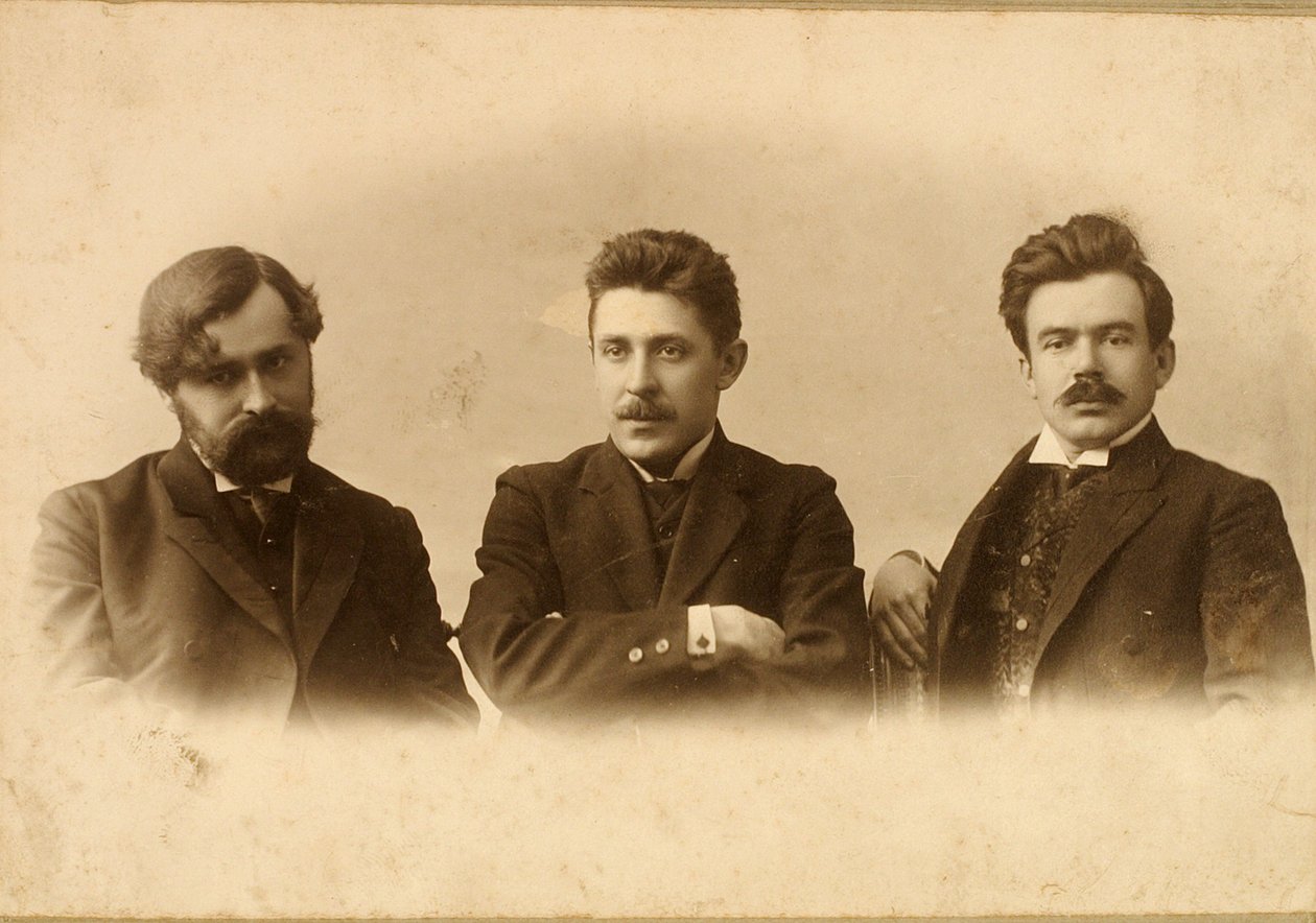 乔治·乔尔科夫（Georgy Chulkov），瓦西里·米利奥蒂（Vasili Milioti）和Genrich Tasteven，俄罗斯作家，1900年代 作者 不明