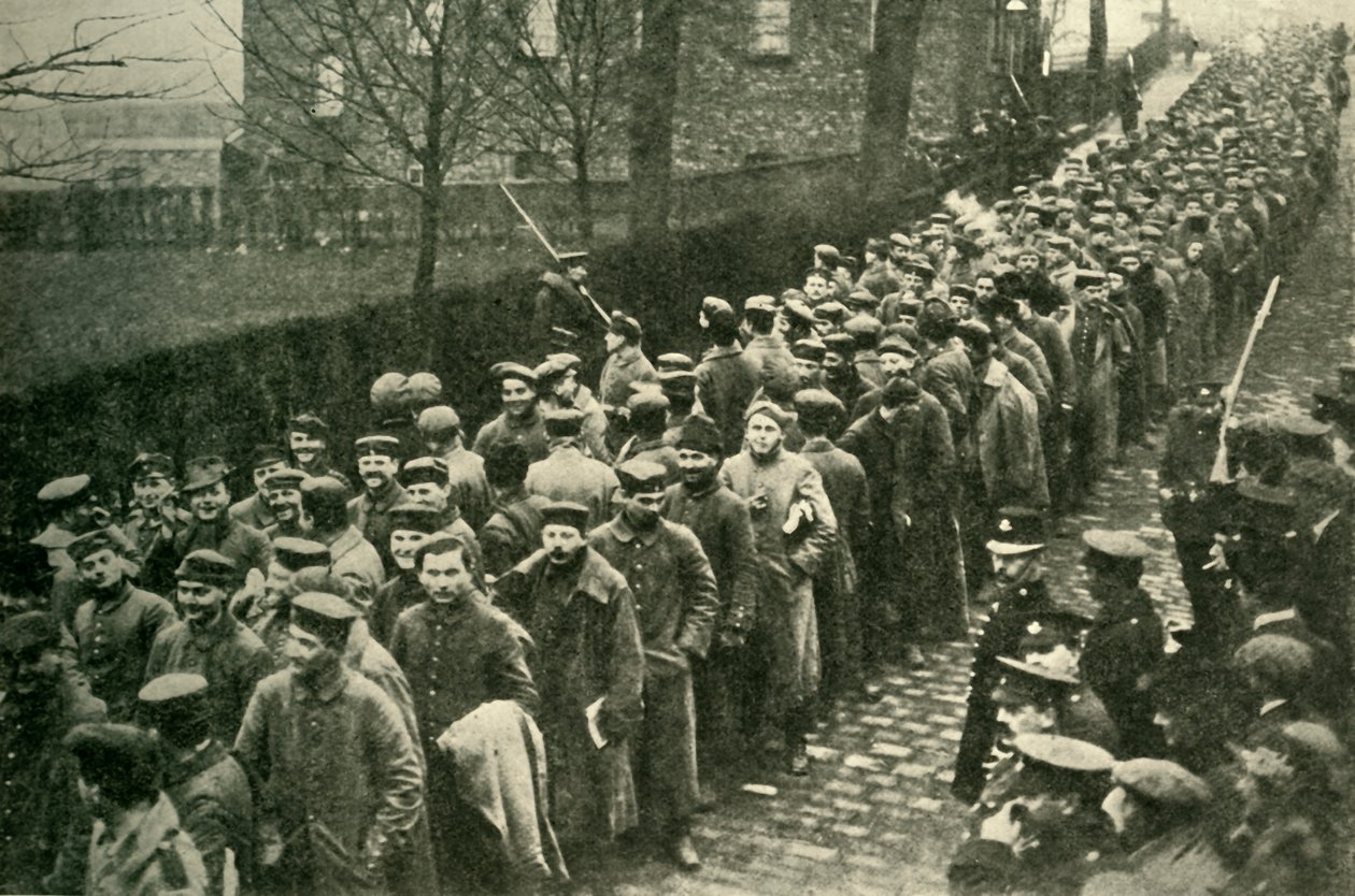 英国的德国战俘，第一次世界大战，1915年，c1920。 作者 不明