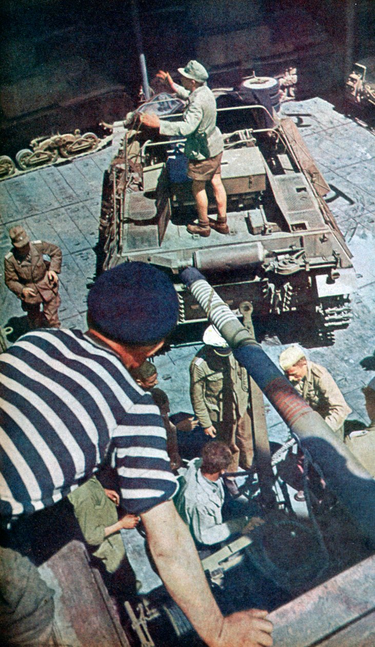 1942年，德国武器弹药抵达北非 作者 不明