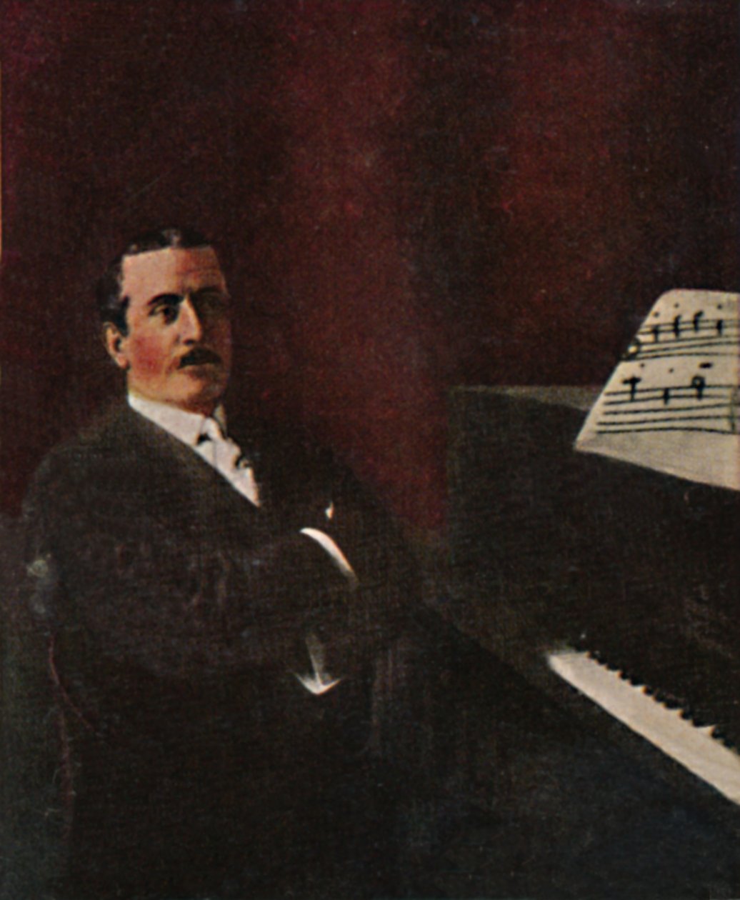 贾科莫·普契尼（Giacomo Puccini）1858-1924，1934年。 作者 不明