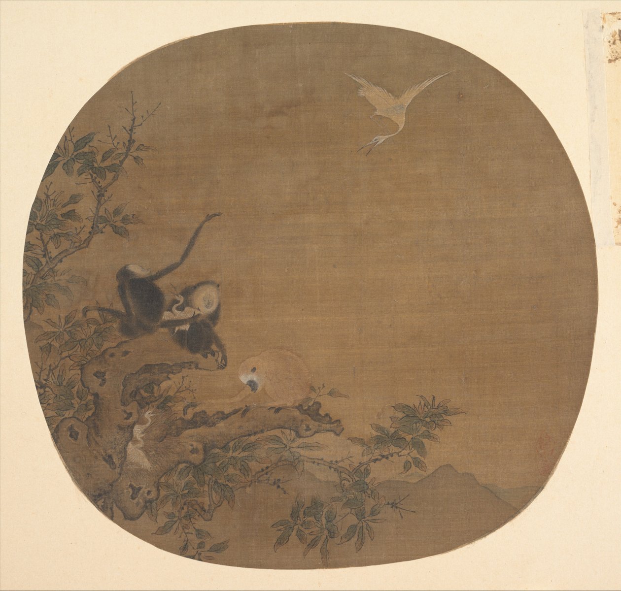 吉本斯袭击白鹭的巢穴，12世纪末。 作者 不明