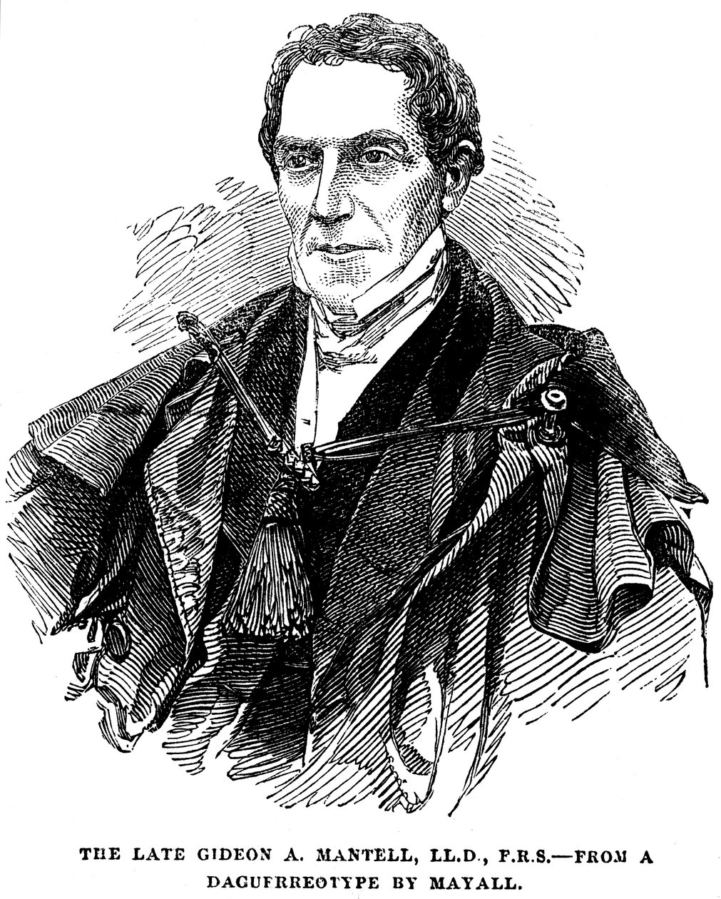 Gideon Algernon Mantell，英国地质学家，1852年 作者 不明