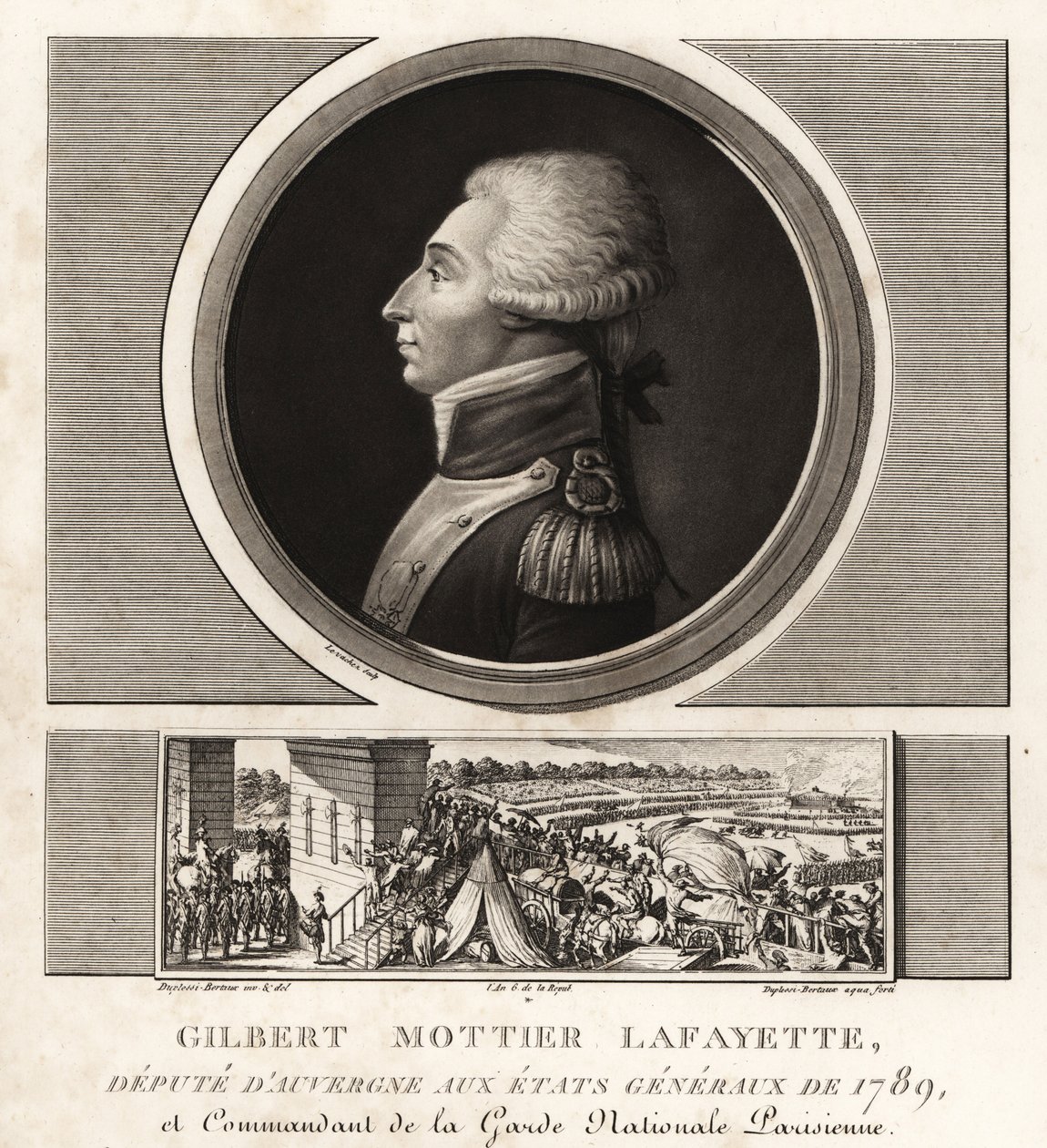 Gilbert Mottier Lafayette, deputy of Augergne to the Etats Generaux 作者 不明