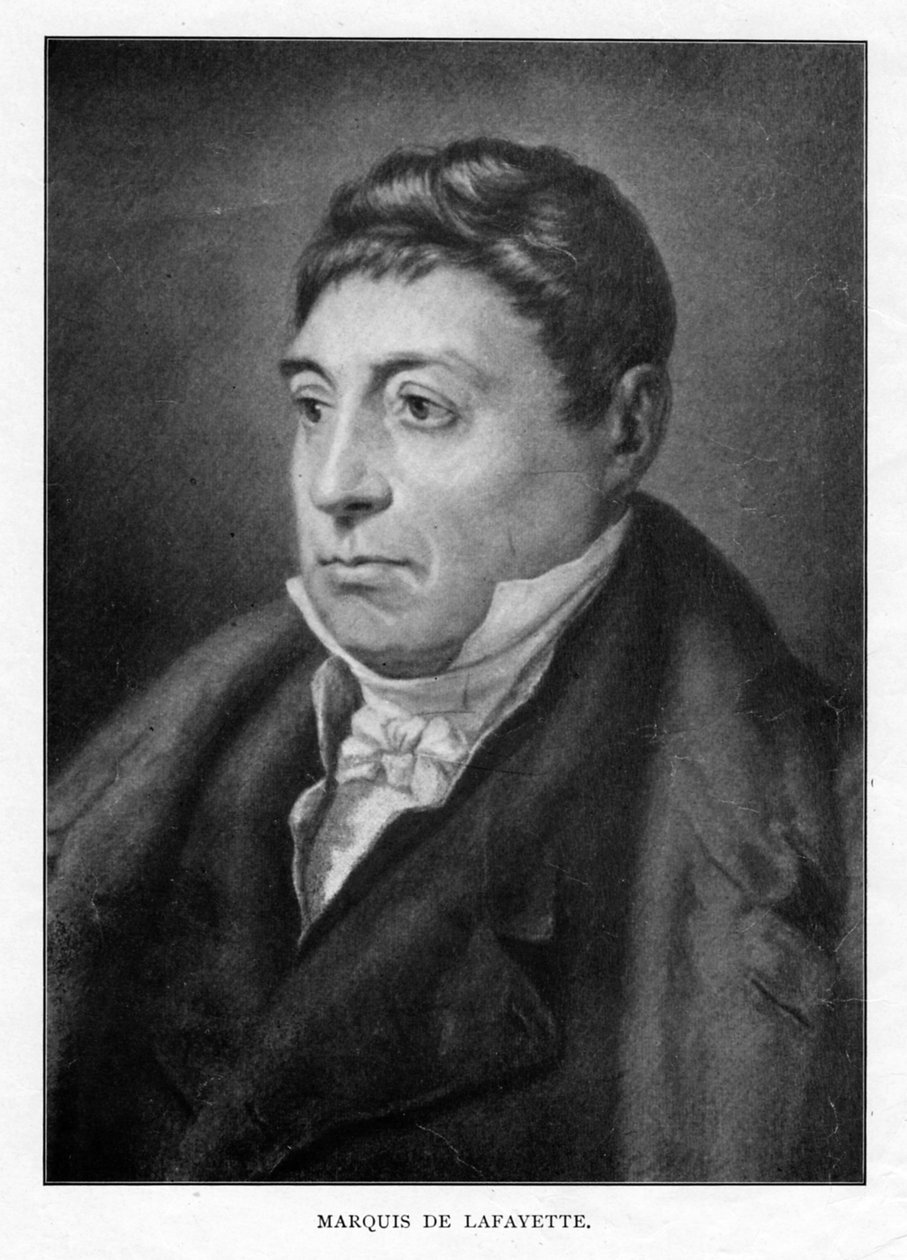 吉尔伯特·莫蒂埃（Gilbert du Motier），拉斐特侯爵，法国军事领袖和政治家，二十世纪 作者 不明