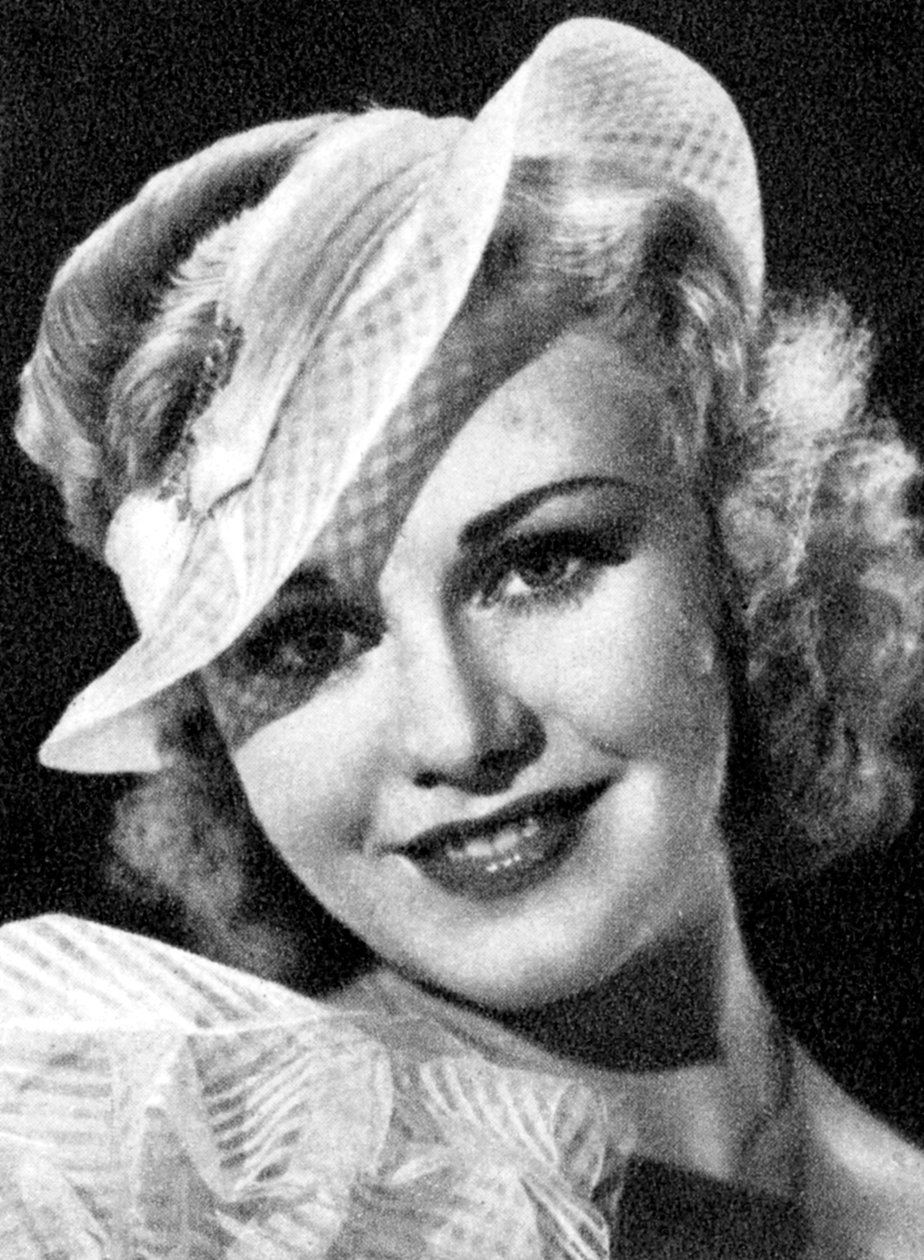美国女演员姜·罗杰斯（Ginger Rogers），1934-1935年 作者 不明