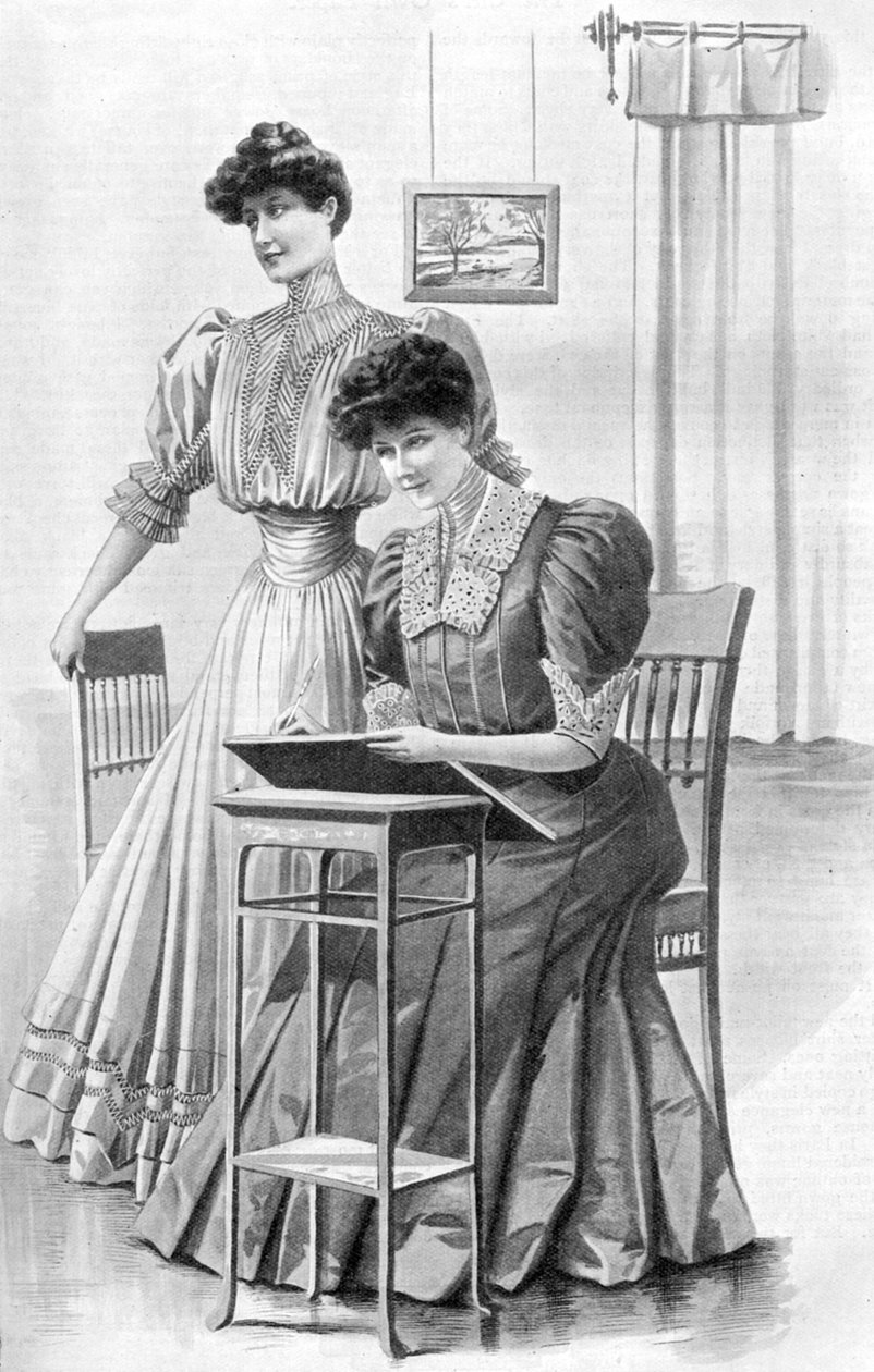 1905年11月的女孩着装 作者 不明