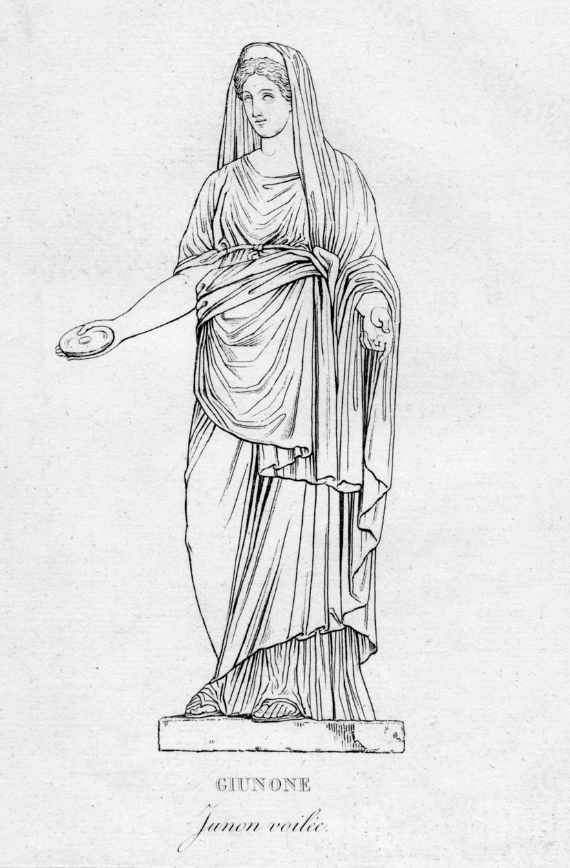 Giunone Junon面纱，c1850 作者 不明