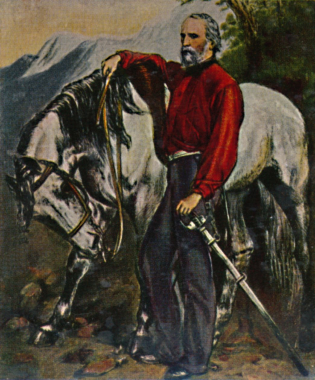 朱塞佩·加里波第1807-1882年，1934年。 作者 不明