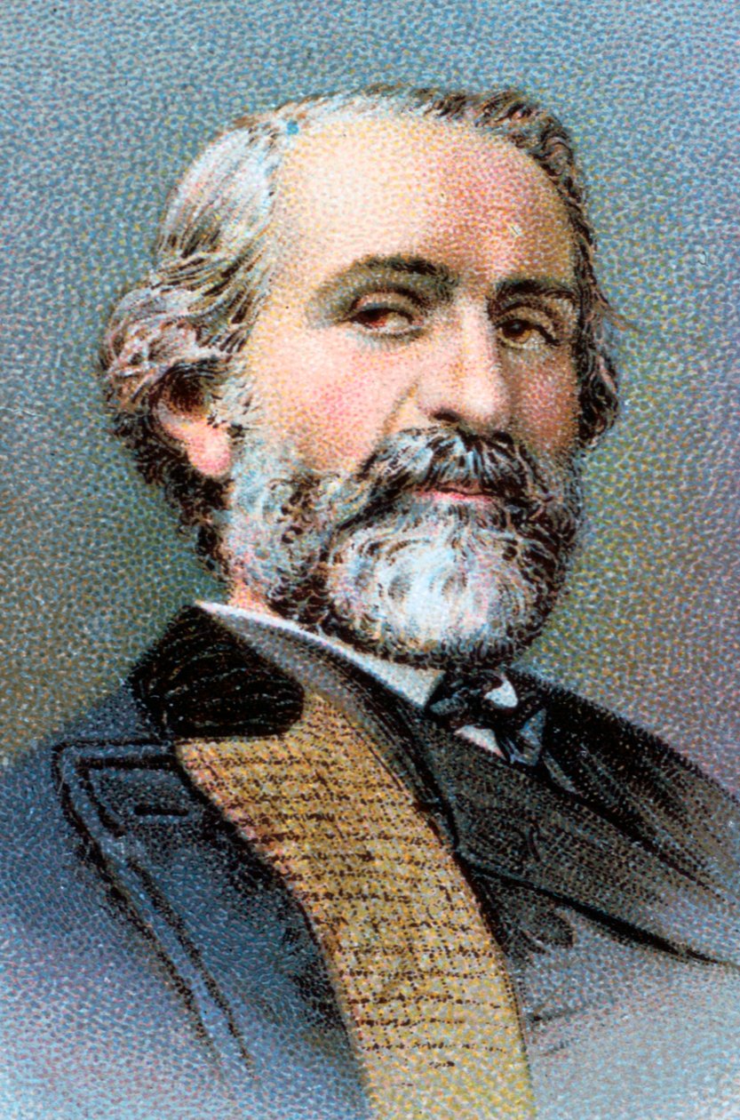 朱塞佩·威尔第（Giuseppe Verdi），十九世纪意大利作曲家，1914年 作者 不明