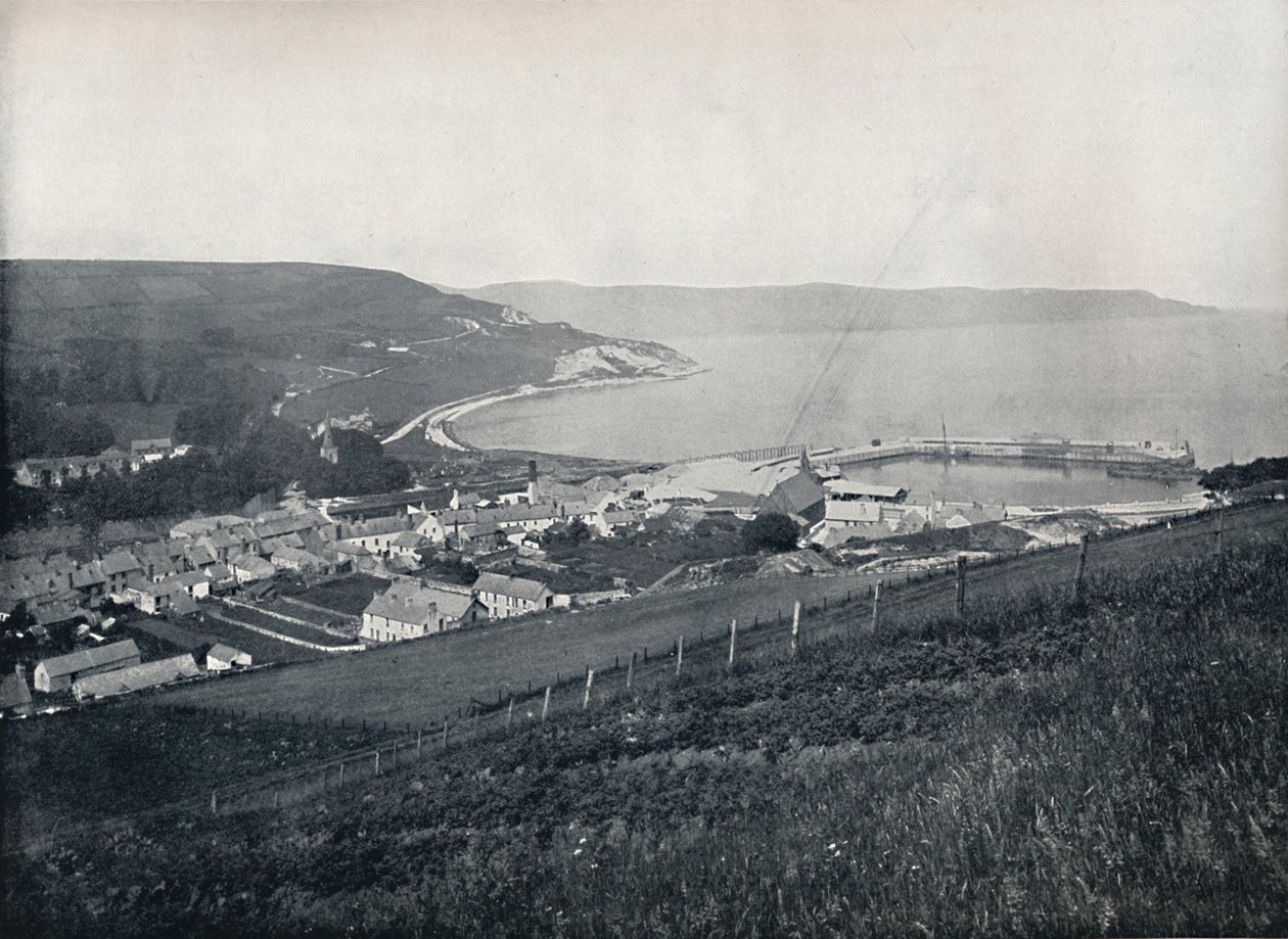 Glenarm-城镇和海港，1895年 作者 不明
