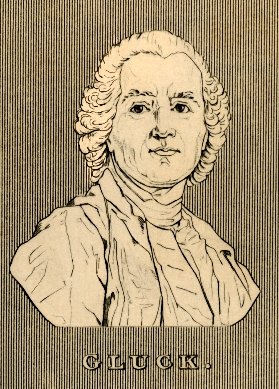 格鲁克（Gluck），1714-1787年，1830年。 作者 不明