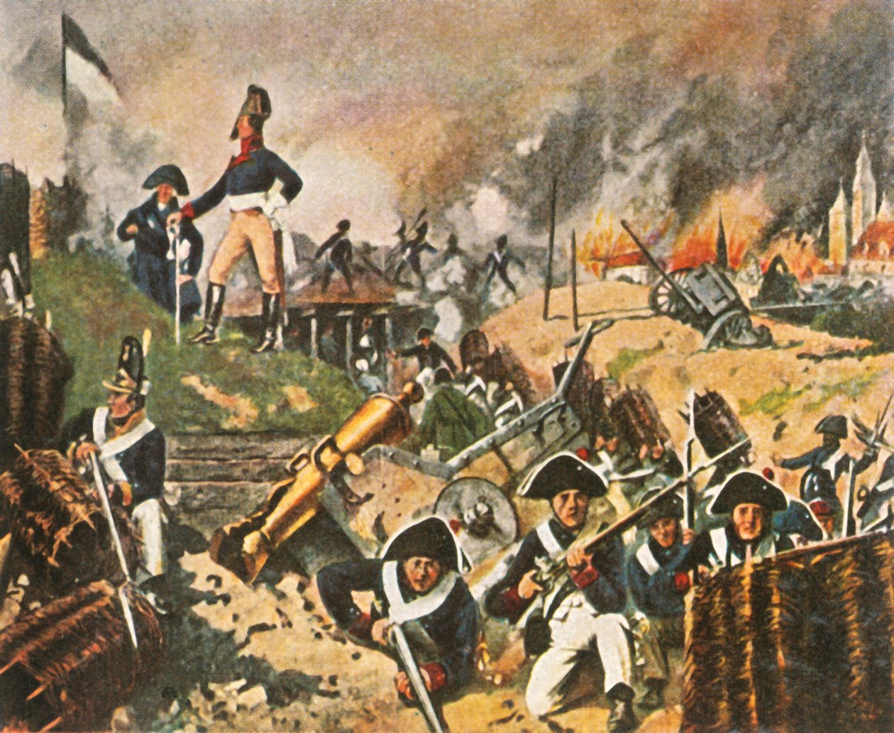 Gneisenau和Nettelbeck在科尔伯格的城墙上，1807年，1936年。 作者 不明
